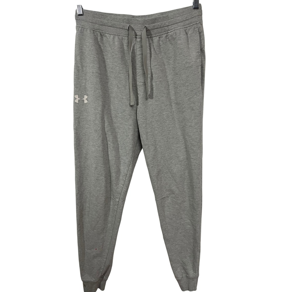 Under Armour Joggers Large Athletic Gray ColdGear Loose Fit Sweatpants
